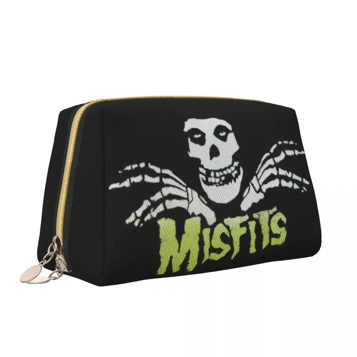 Horror Punk Band Misfits Cosmetic Bag Women Cute Big Capacity Makeup Case Beauty Storage Toiletry Bags