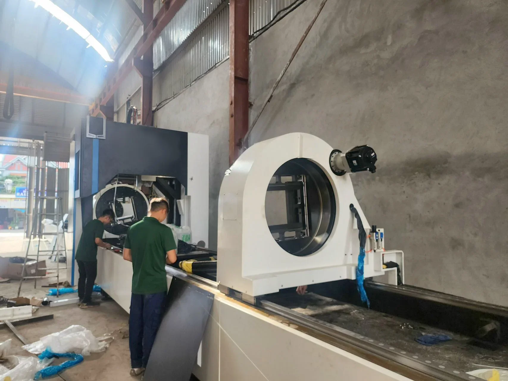 TLF Automatisches Spannfutter Rotary 165 für CNC-Rohrschneidemaschine mit rundem/quadratischem Rohr