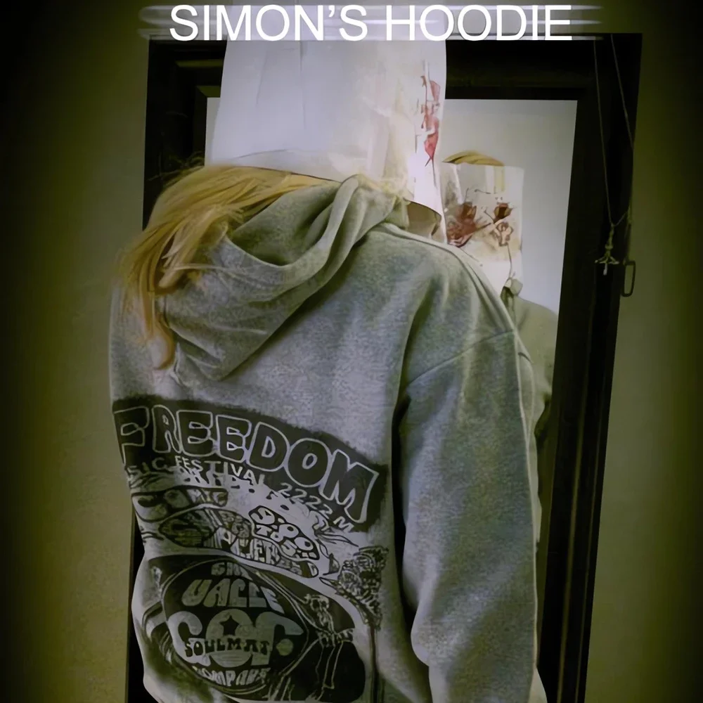 Simon Henriksson Hoodie met rits Cry of Fear Simon's Cosplay Sweatshirt met capuchon Wintertrui Gamer Gift Trendy esthetische hoodies