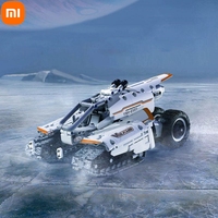 Xiaomi Flying Fish Shuttle Building Block Track Type Front Wheel Drive 480+ Parts Mecha Sci-Fi Kids Puzzle Toy Gift Decoration