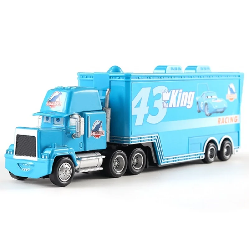 Disney Pixar Cars 2 3 Toys Lightning McQueen Jackson Storm Mack Uncle Container Truck Diecast Model Car 1 racing Childrenr Gift