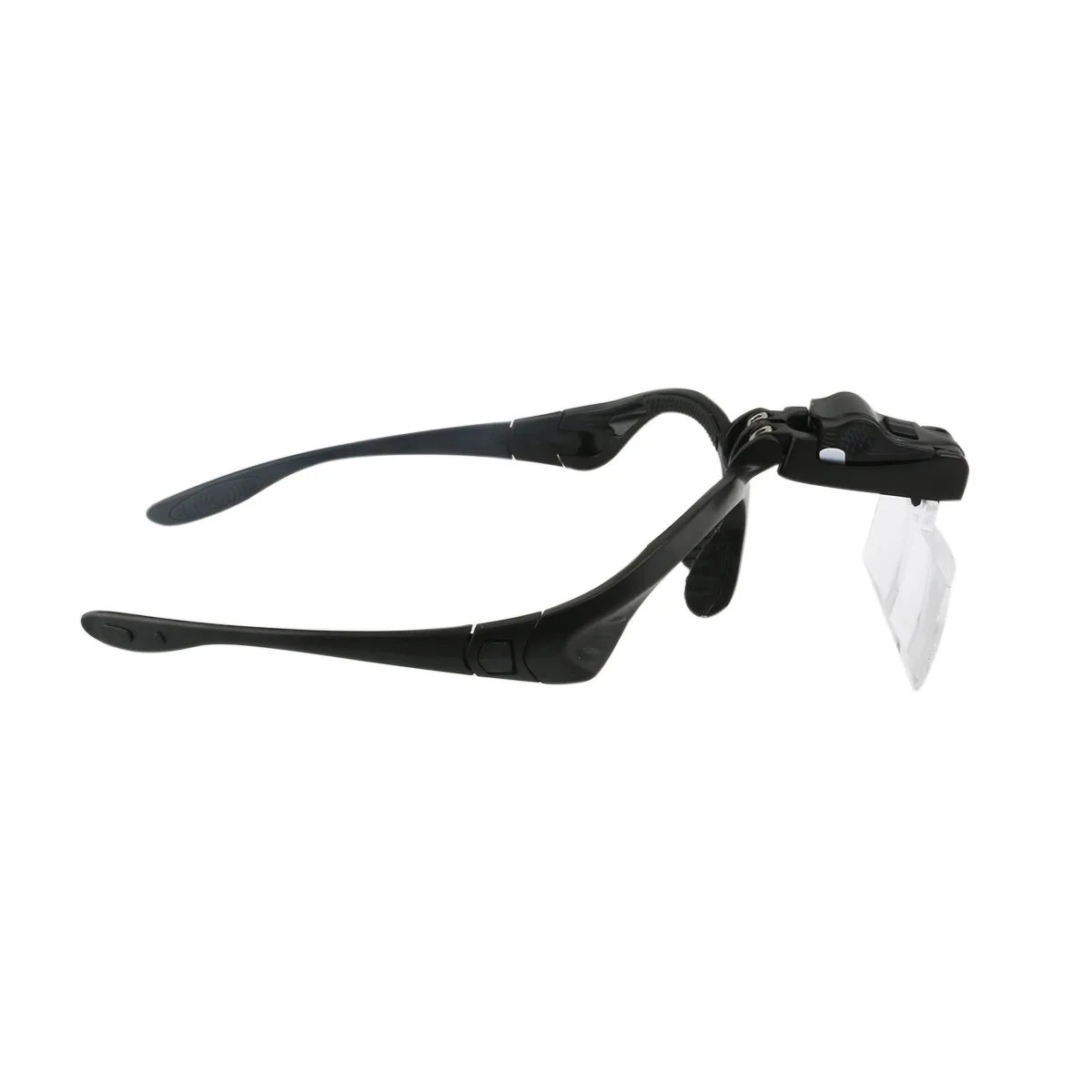 

2pcs Led Magnifier With 5 Interchangeable Lenses 350% Zoom 2-Led Lighting Jewelry Eye Loupe For Repairing Crafts Reading Black