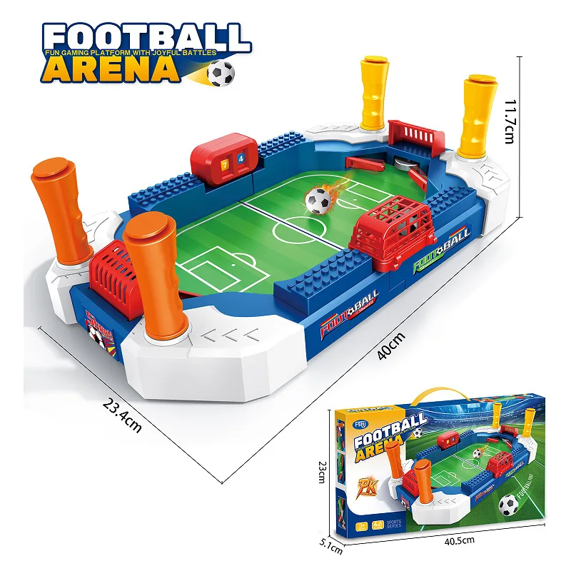 새로운 더블 플레이어 축구 필드 장난감 어린이 교육 테이블 게임 축구 전투 테이블 세트 파티 스포츠 장난감 선물