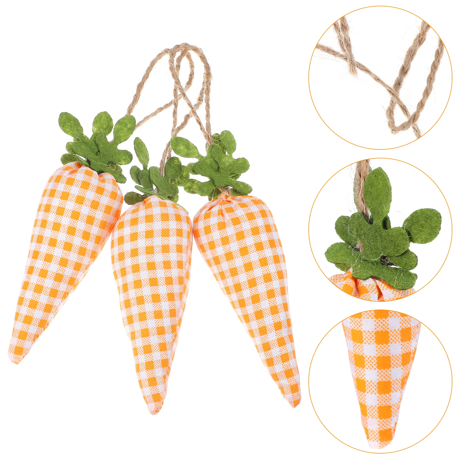 

Carrot Party Decoration Easter nament Hanging Fireplace Wall Kids Kitchen Indoor Household Cloth Adorable