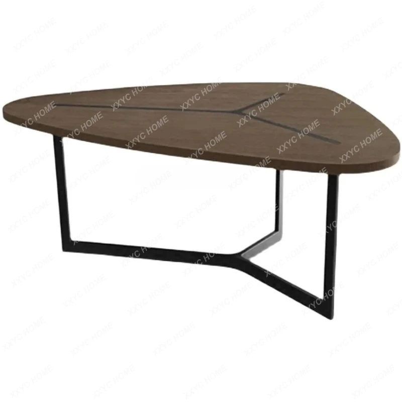 

Y треугольный стол, элитный многоместный стол для отдыха специальной формы, обеденный стол неправильной формы, модель комнаты, настройка