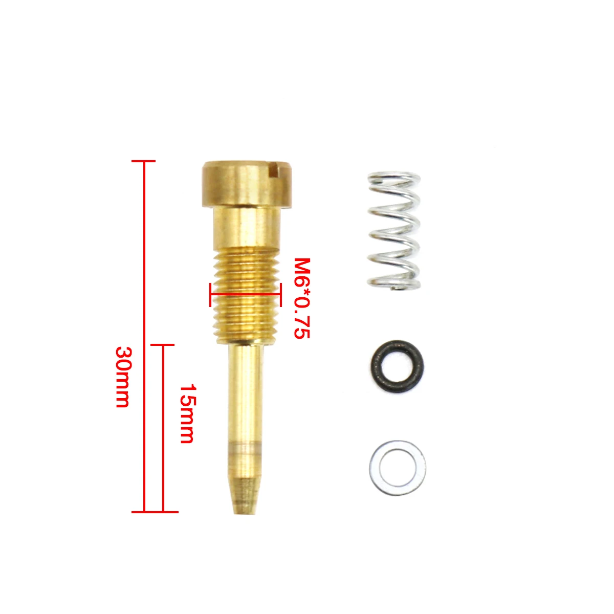 ZS Racing for Mikuni Carburetor Air Pilot Screw Set HSR Pilot Air Screw HSR42 HSR45 HSR48 604-26014