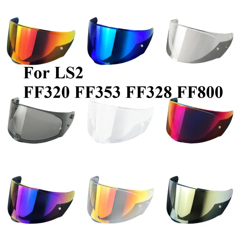 For LS2 FF320 FF353 FF328 FF800 Motorcycle Helmet Visor Capacete De Moto Full Face Helmet Accessories