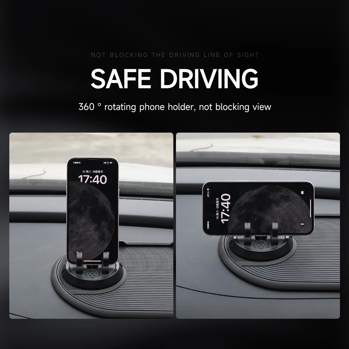 Multi-Function Car Anti-Slip Mat Auto Phone Holder Non Slip Dash Phone Mount Silicone Dashboard Car Pad Mat Car Assecories