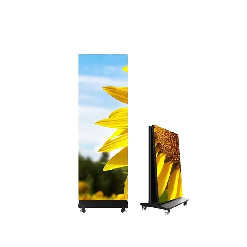 Recommend Indoor Outdoor Led Display Standing Advertising Billboard Panel LED Digital Signage Poster Screens for Clothing