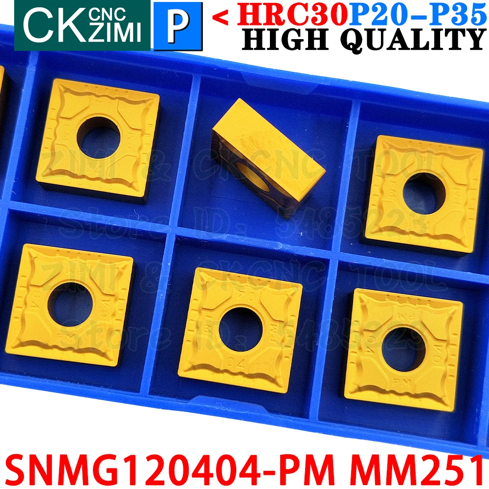 SNMG120404-PM MM251 SNMG 120404 PM MM251 Karbit Sisipan Eksternal Berputar Sisipan Alat SNMG431 SNMG1204 SNMG 1204 PM CNC Logam Mesin Bubut Alat Pemotong