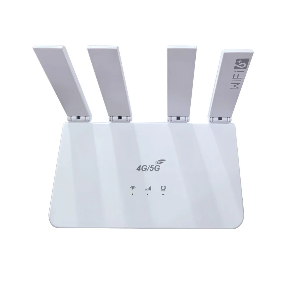 Router WiFi 4G LTE Router wireless WiFi6 300Mbps 4 Antenna pieghevole Hotspot Ripetitore di segnale Connessione cablata Scheda Nano SIM
