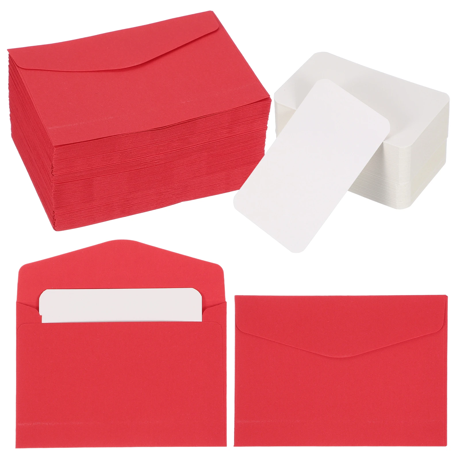 200Set Mini Envelopes with Blank Cards White Blank Note Card and Envelope for Gift Wedding Invitation Thanksgiving Day Christmas