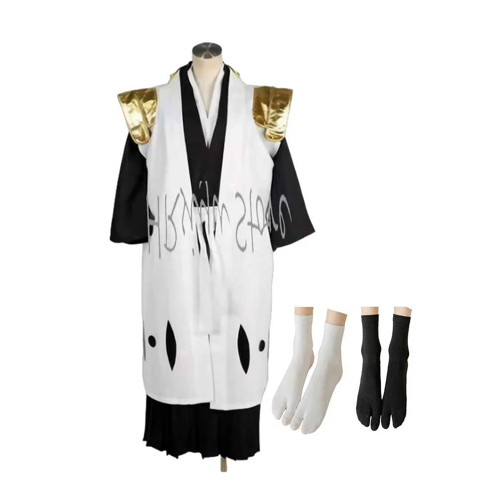 

customized-Komamura Sajin Cosplay Costume 7th Division Captain Kimono Outfit for Halloween