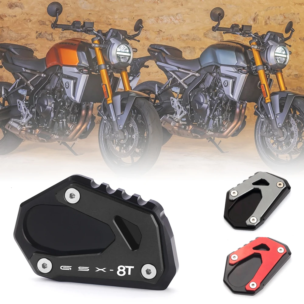 Motorrad-Seitenständer-Verlängerungspad/Unterlage für Suzuki GSX-8T GSX-8TT GSX 8T/8TT 2025 2026