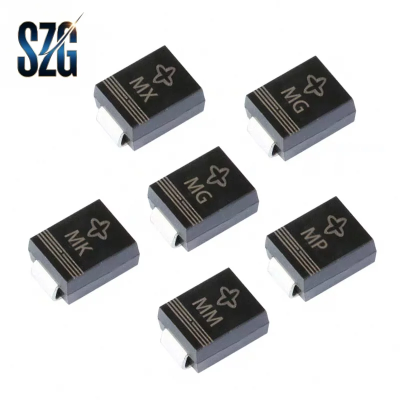20pcs/Lot SMD TVS Diode TVS transient suppression diode Transient Voltage Suppressor SMBJ5.0 6.0 10 12 15 33 150A 220A 250A 300A