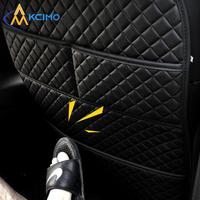 New Car Anti Kicks Pad With Organizer Pocket Leather Universal Seat Back PU Leather Protector Cover Backseat Child Kick Mats