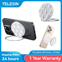 TELESIN Phone Magnetic Suction Cup Phone Grip Stand Hands-Free Mirror Shower Multifunction Phone Holder For iPhone Android