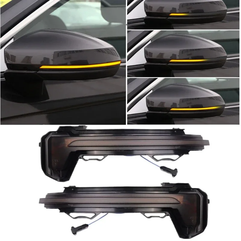 

2 шт. для Volkswagen Taigun 2019 Tiguan L 2017 2018 светодиодные зеркальные указатели поворота