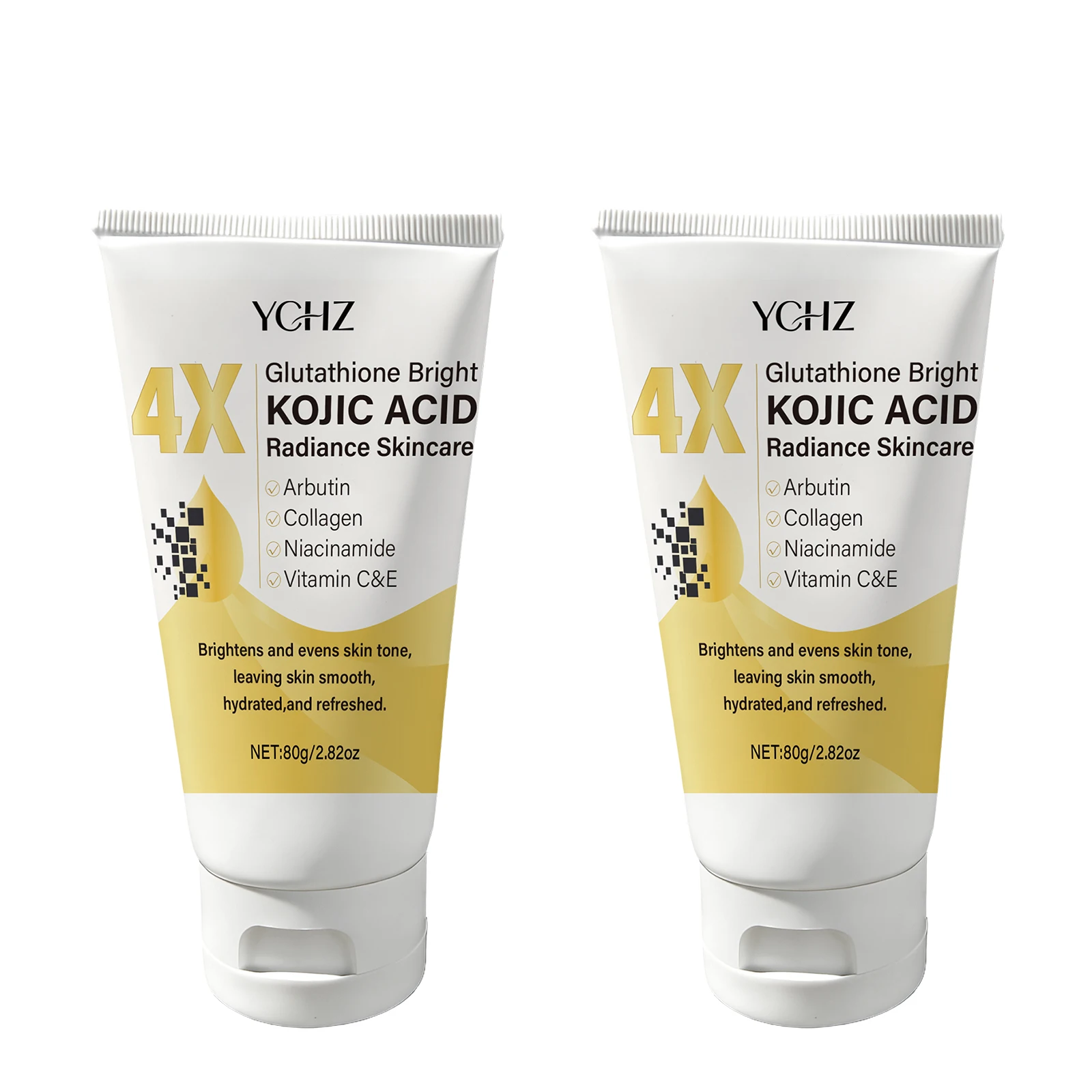 Kojic Acid gezichtscrème egaliseert de huidtint, verwijdert donkere vlekken en dofheid - Niet-vette, geschikt voor zowel mannen als vrouwen - Verlichtende en hydraterende crème, voor dag- en