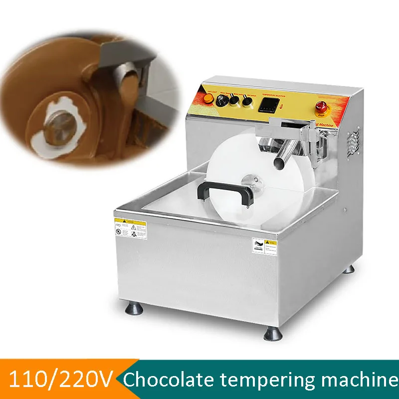 Electric 12.5L Chocolate Melter Tempering Machine 600W Commercial Melte Pot Heater Automatic Chocolate Melting Melanger Machine