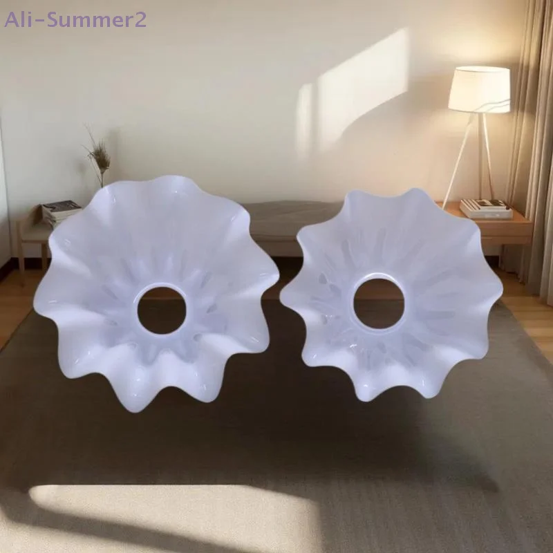 

{MX} Белый абажур с лилией E27, подвесной светильник, аксессуары, пластиковый абажур, сделай сам, кафе, ресторан, домашний декор для спальни