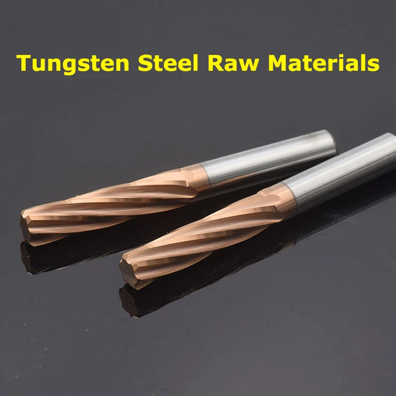 YZH 10.01mm~11.39mm Machine Reamer HRC50 HRC60 Spiral Groove Tolerance+0+0.005 Inner Hole Harened Steel Metal Cutter CNC