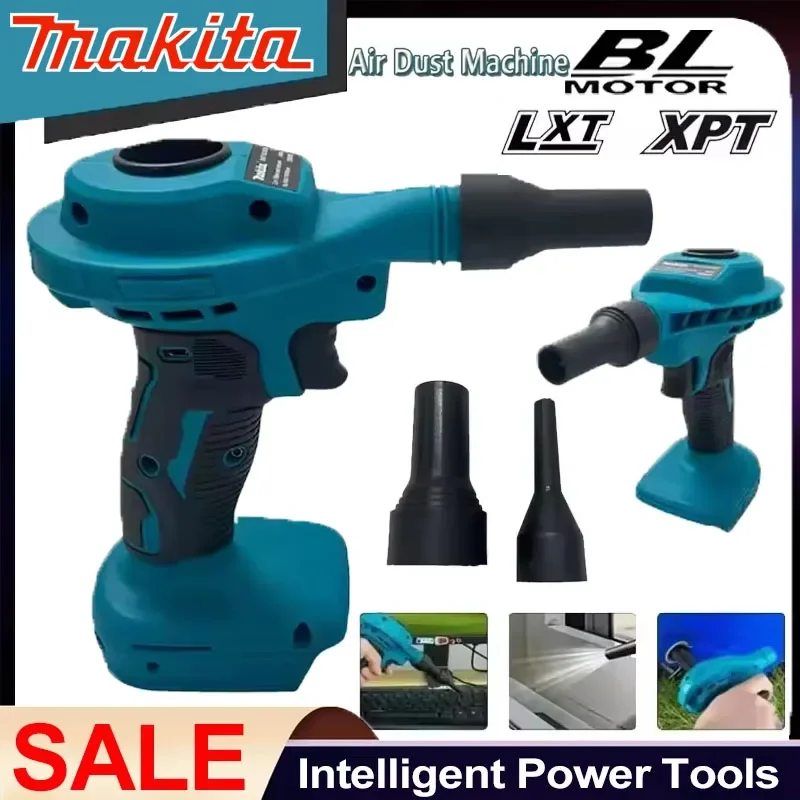 

Makita Rechargeable Vacuum Cleaning Clean Inflator Computer 2 IN 1 Power Tool For 18VBattery Cordless Air Dust Machine Efficient
