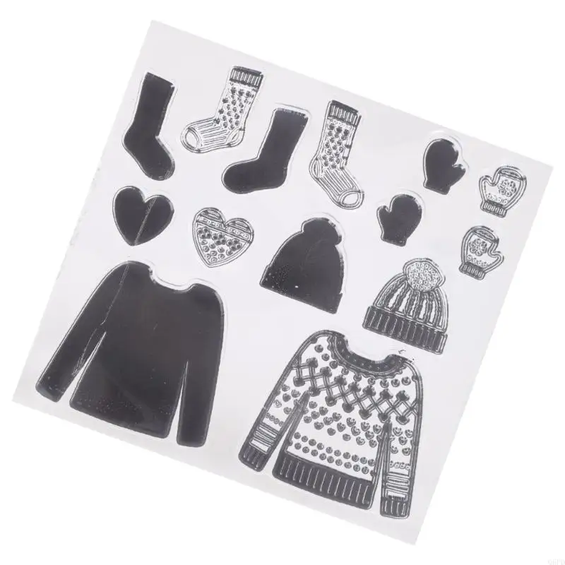   Holiday Decoration Tool Carbon Steel Metal Die and Silicone Stamp for DIY Christmas Crafts and Gifts