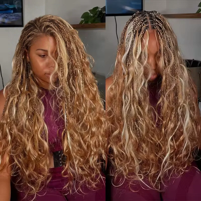 العسل شقراء P8/27/613 تسليط الضوء على شعر بشري لعذراء ملحقات السائبة الجسم موجة 10-30 بوصة ريمي الشعر البشري للتضفير