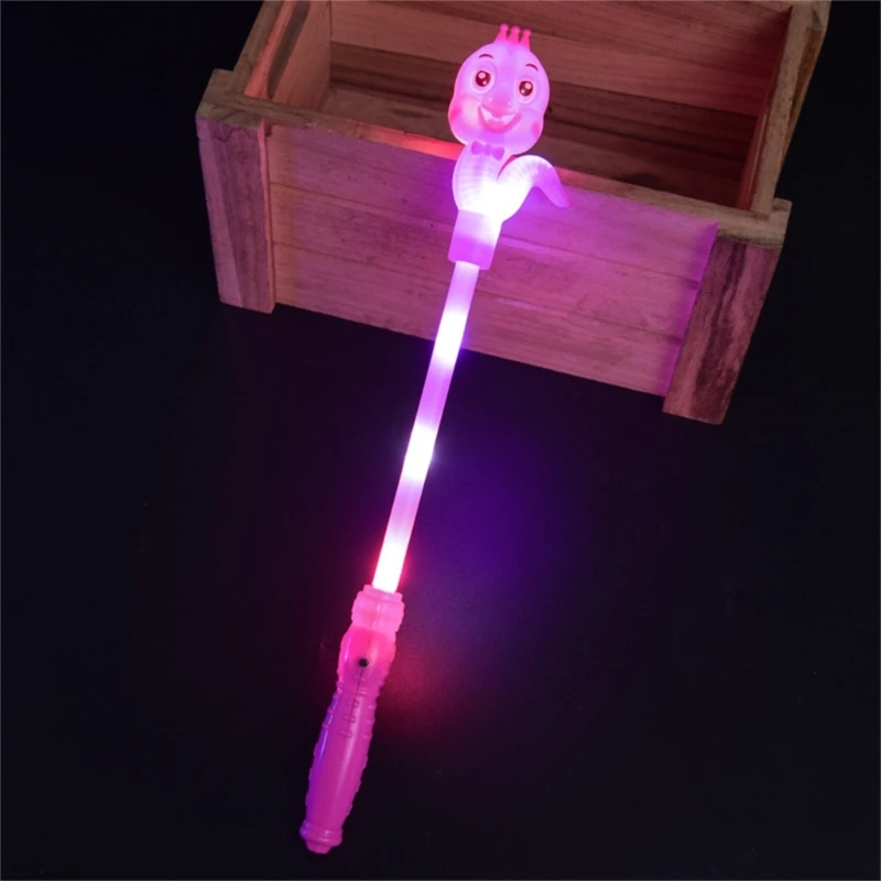 LED Fairys Wands พร้อมไฟงูเรืองแสง Magics ปีใหม่ Glowing