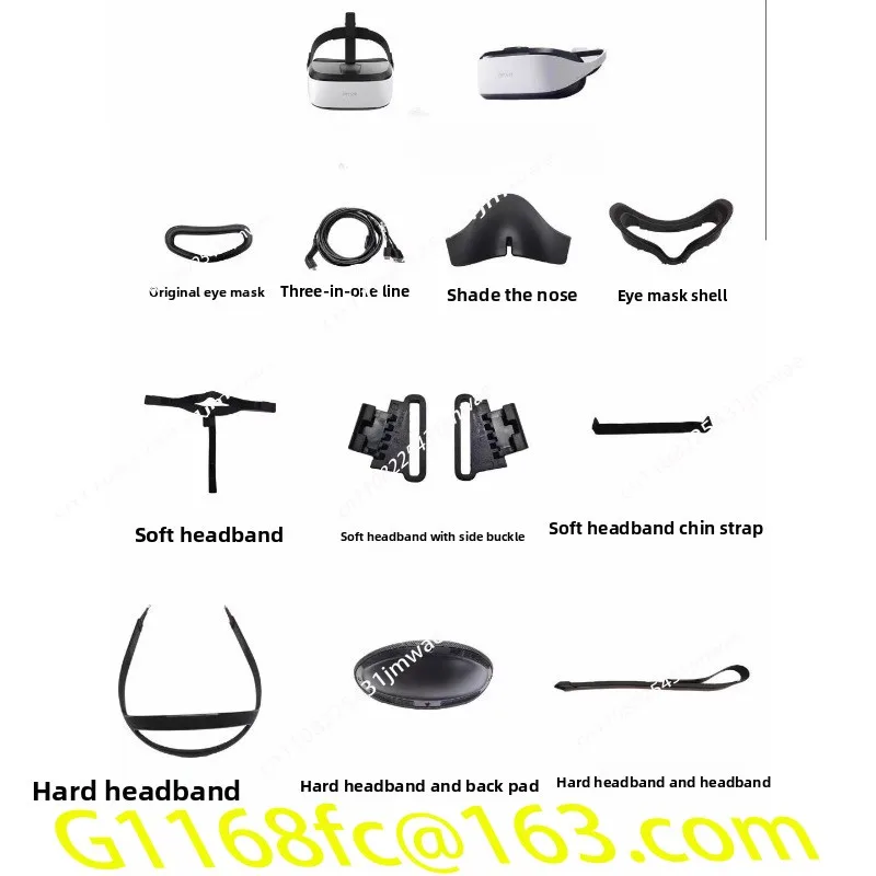 High Quality E3 Helmet Accessories VR E3 Sponge Eye Mask with Three in One Connector and Spring End