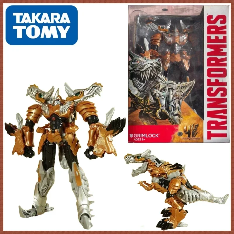 

In Stock Takara Tomy Transformers Movie 4 AOE AD Series AD-03 Grimlock Action Figures Robot Collectible Gift Models Toys