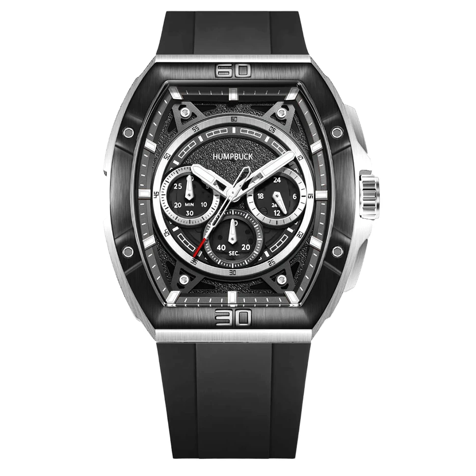 HUMPBUCK Watch Large Dial Military Style Waterproof Wristwatch with Durable Design and Easy-to-Read Large Dial for Active People