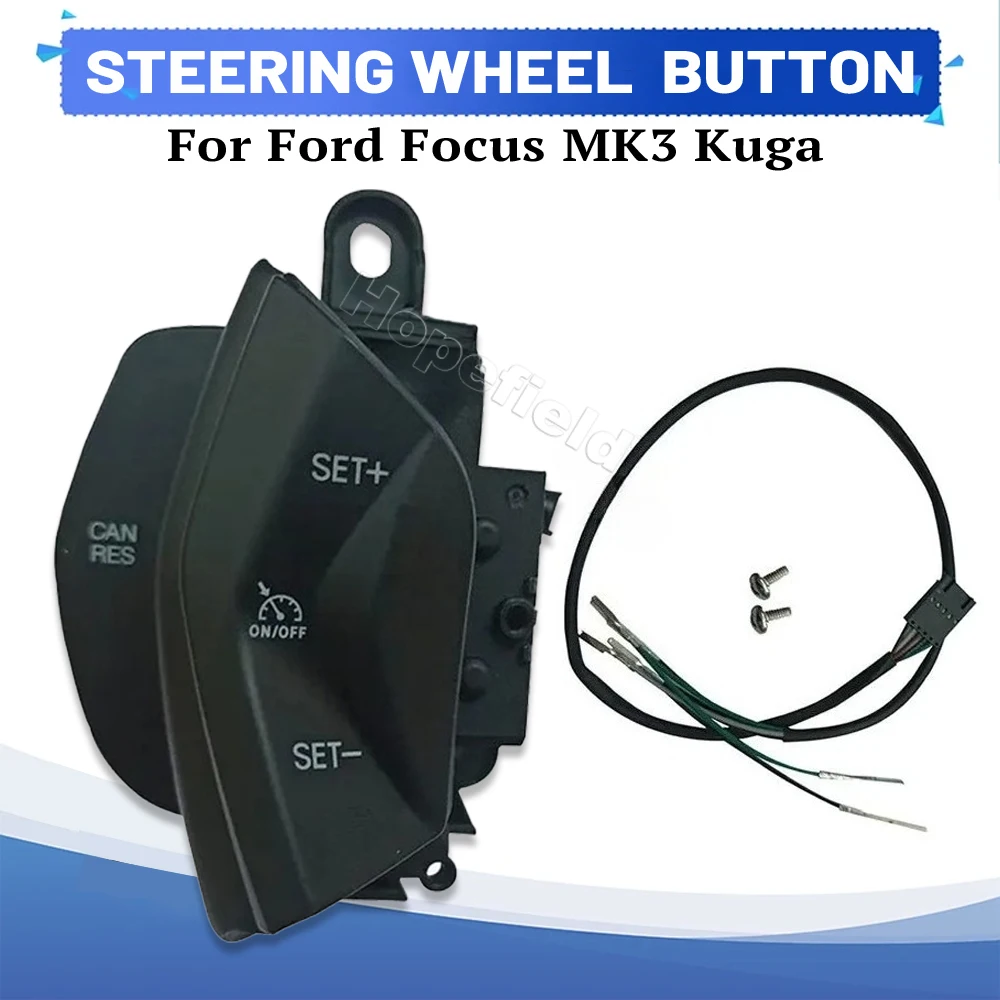 Multifunction Speed Limit Volume Audio Control Switch Steering Wheel Button For Ford Kuga 2012 2015 Focus MK3 2014 Accessories view 4