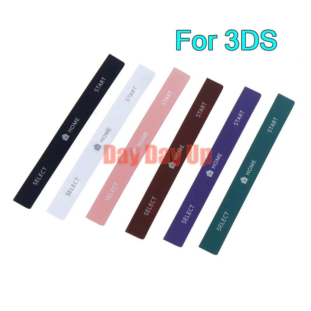 30 قطعة لوحدة التحكم في الألعاب نينتندو 3DS زر ملصق القائمة مفاتيح غمبد اختيار/المنزل/بدء الزر الخلفي ملصق