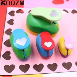 Heart Hole Punch DIY Embossing Device Children's Embossing Machine Manual Paper