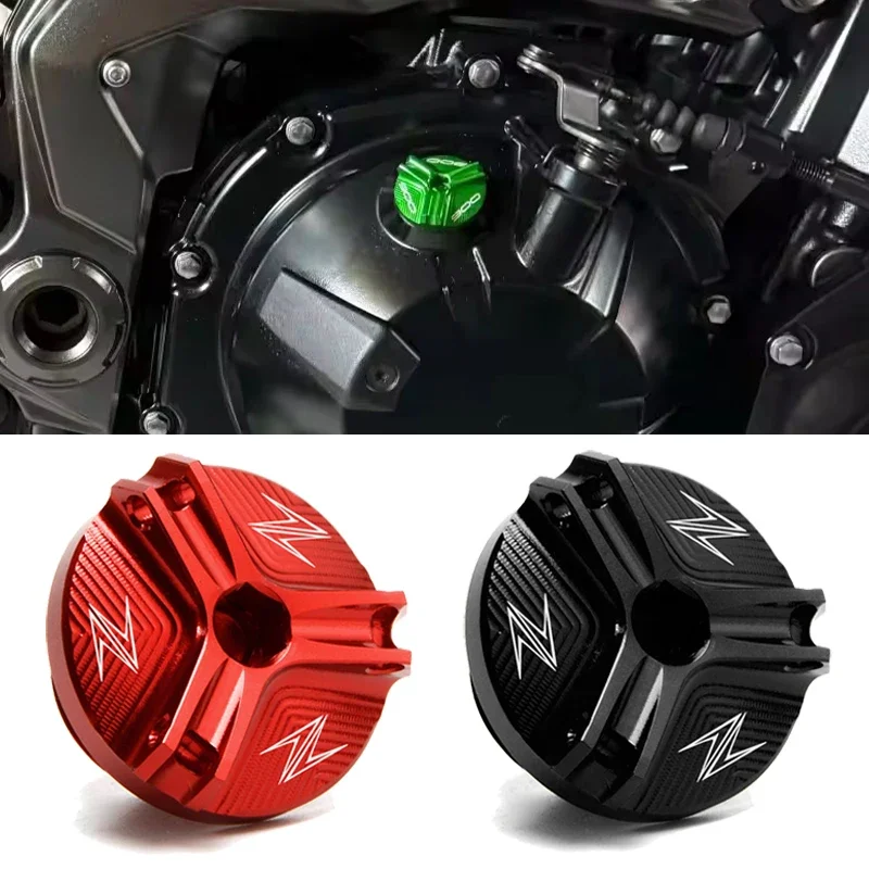2025 For Kawasaki Z900 RS Z650 Z500 Z400 Z800 Z1000R Z1000SX Versys 650 Motorcycle Accessories Engine Oil Filler Cap Plug Cover