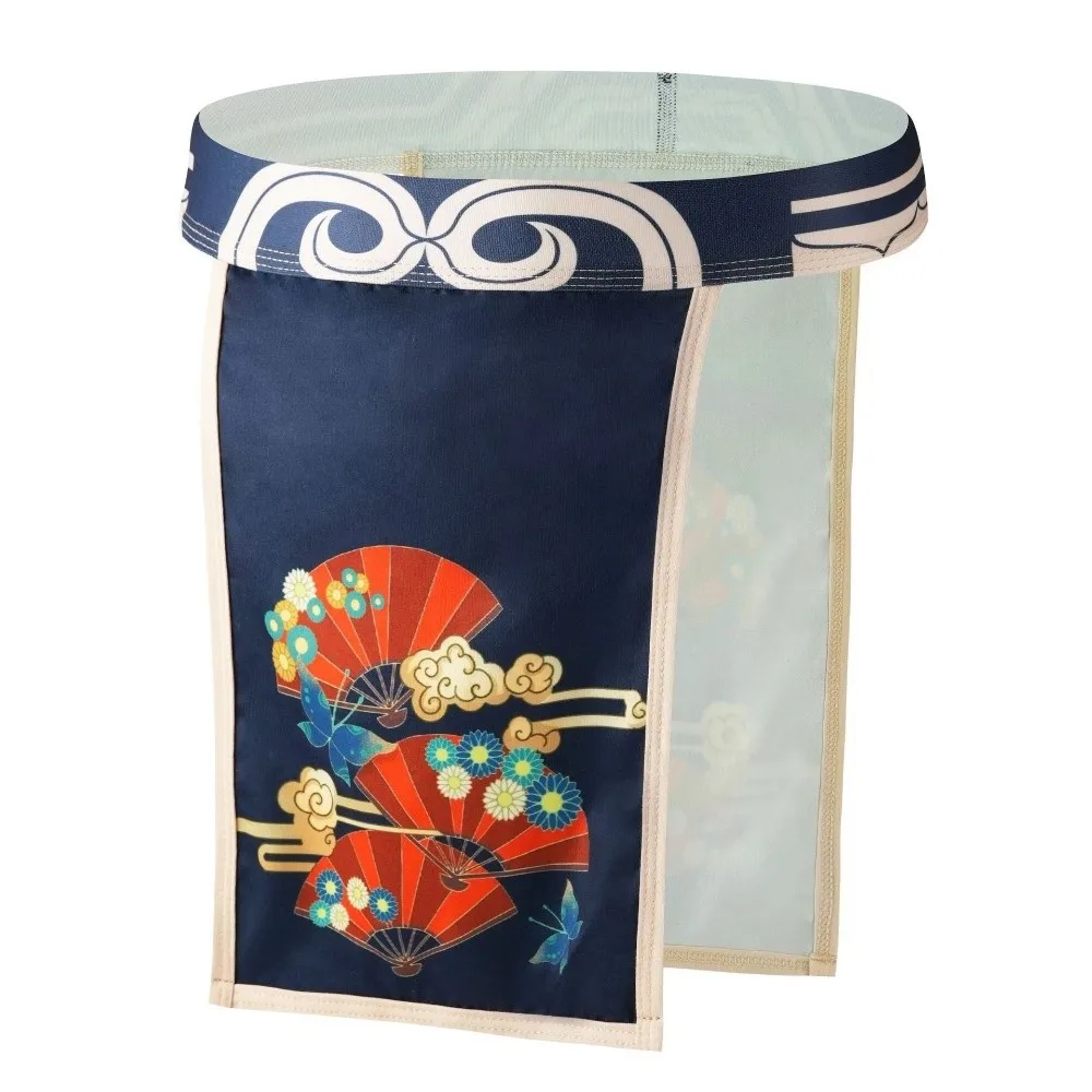 Gifts Low-Rise Cut Japanese Sumo Two-piece Printed Pattern Breathable Sumo Underwear Men's Fundoshi Underwear Nightclub Wear