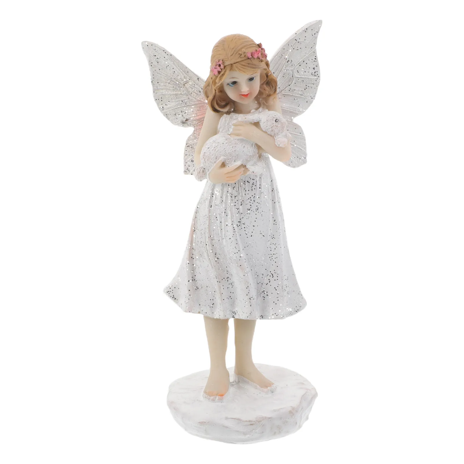 

Fairy Angel Garden Decor Meticulously Handmade Resin Ornament Perfect for Christmas Yards Tables Fireplaces Holiday Traditions