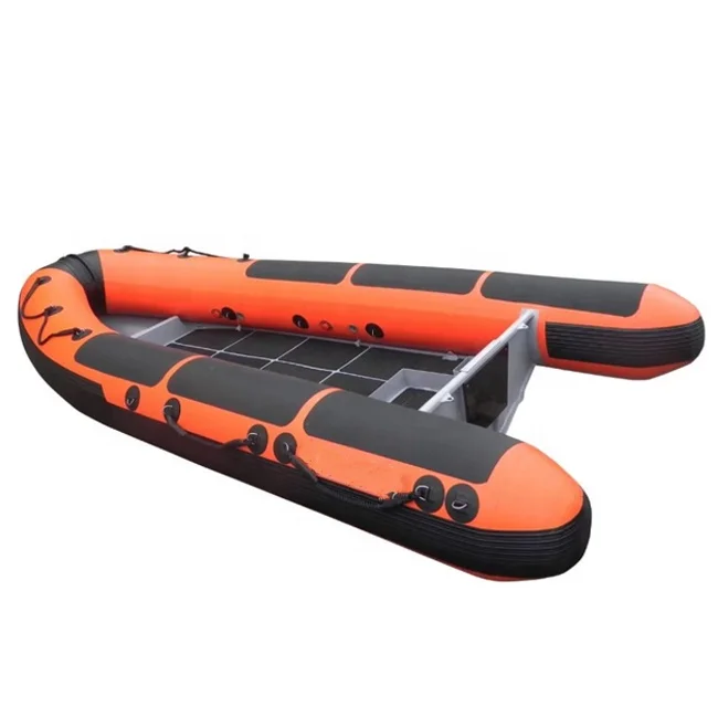 Durable Light Weight Aluminum RIB 420 Inflatable Rescue Boat