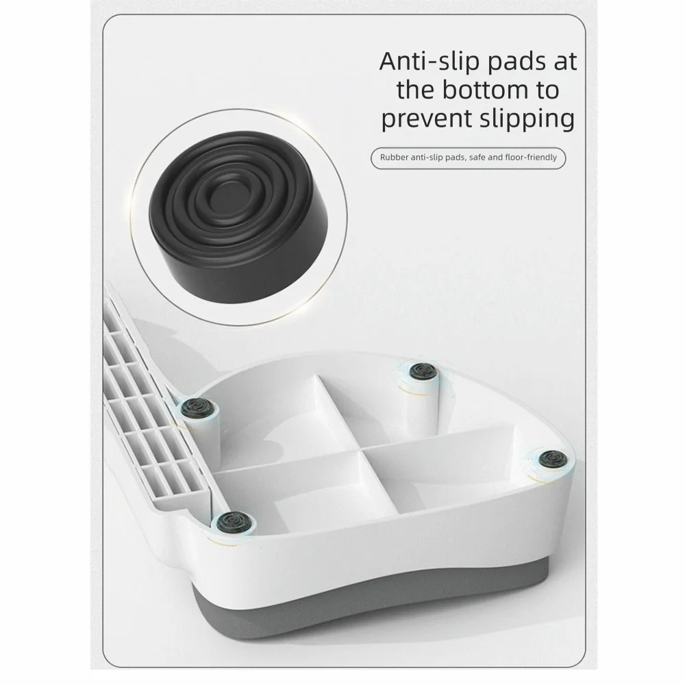 Non-Slip Handles Push Up Board Adjustable Ergonomic Plank Trainer Stand Automatic Timing Protective Elbow Pads