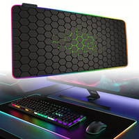 Xxl Mouse Pad Geometric 900x400 Desk Mat Gaming Keyboard Pc Gamer Desktops Rgb Mousepad Accessories Extended Office Desk Mats