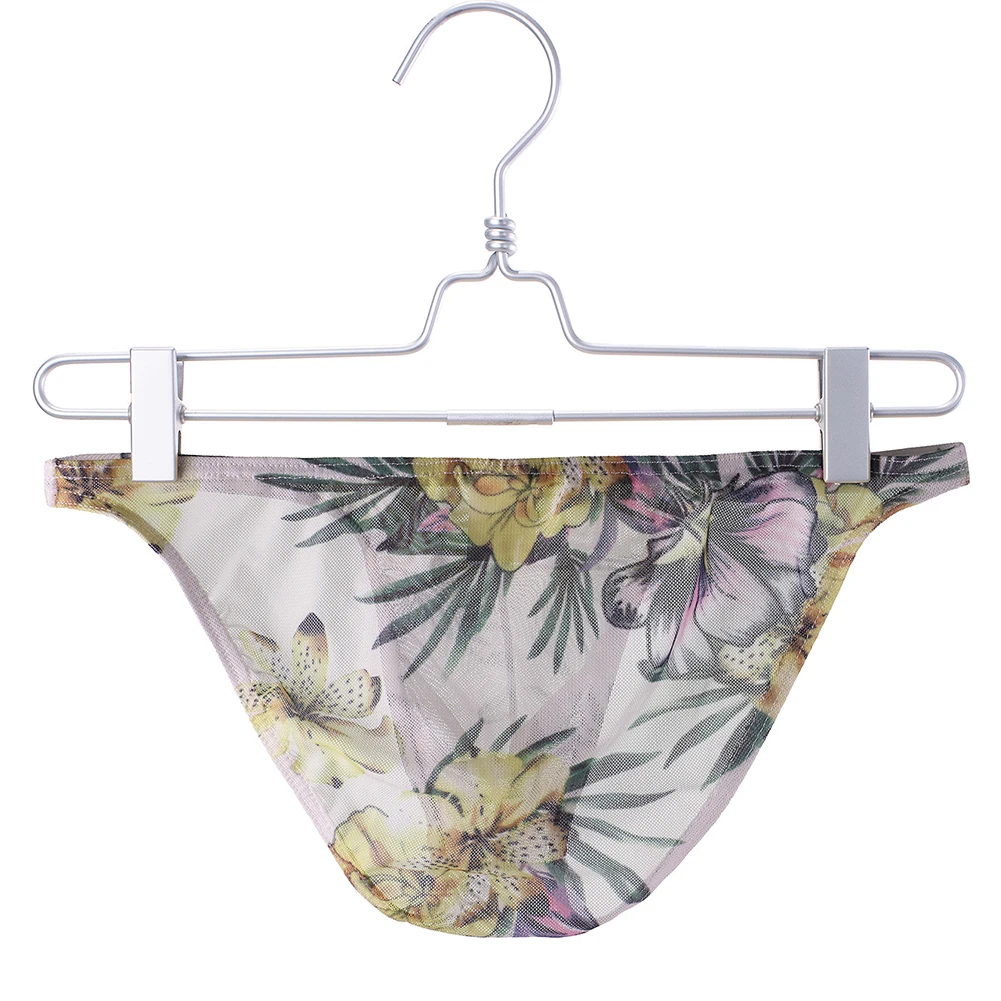 

Mens Sexy Print Mesh Sheer Breathable Pouch Underpants Low Rise Briefs Underwear Teenage Breathable Underpants Young Underwear