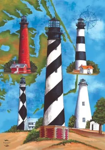 Lighthouses Summer House Flag Nautical Maritime 28