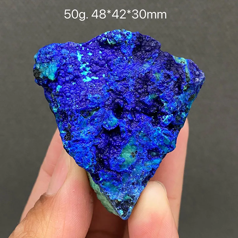 100% Natural Phoenix Stone Azurite Raw Stone Mineral Specimen jewelry ornaments small pendant