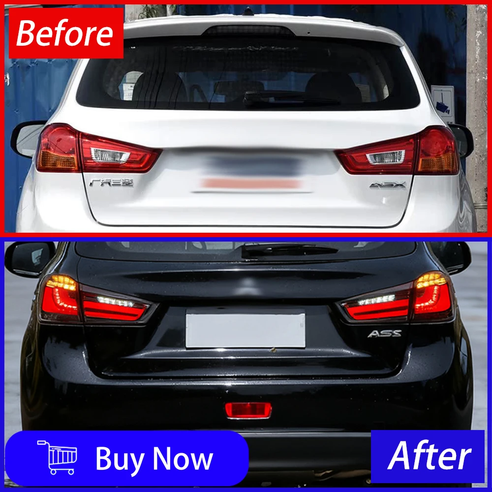 For Mitsubishi ASX 2013-2020 Auto Back Lamps Assembly Upgrade High Quality New Style Dynamic LED Taillights Car Tool Accessories