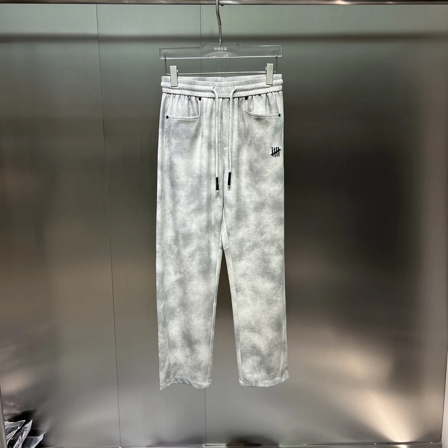 

Faionable Tie Dye Straight Leg Casual Pants Men's Summer 2025 New Sle Letter Print Versatile Long Pants Breathable Cotton...