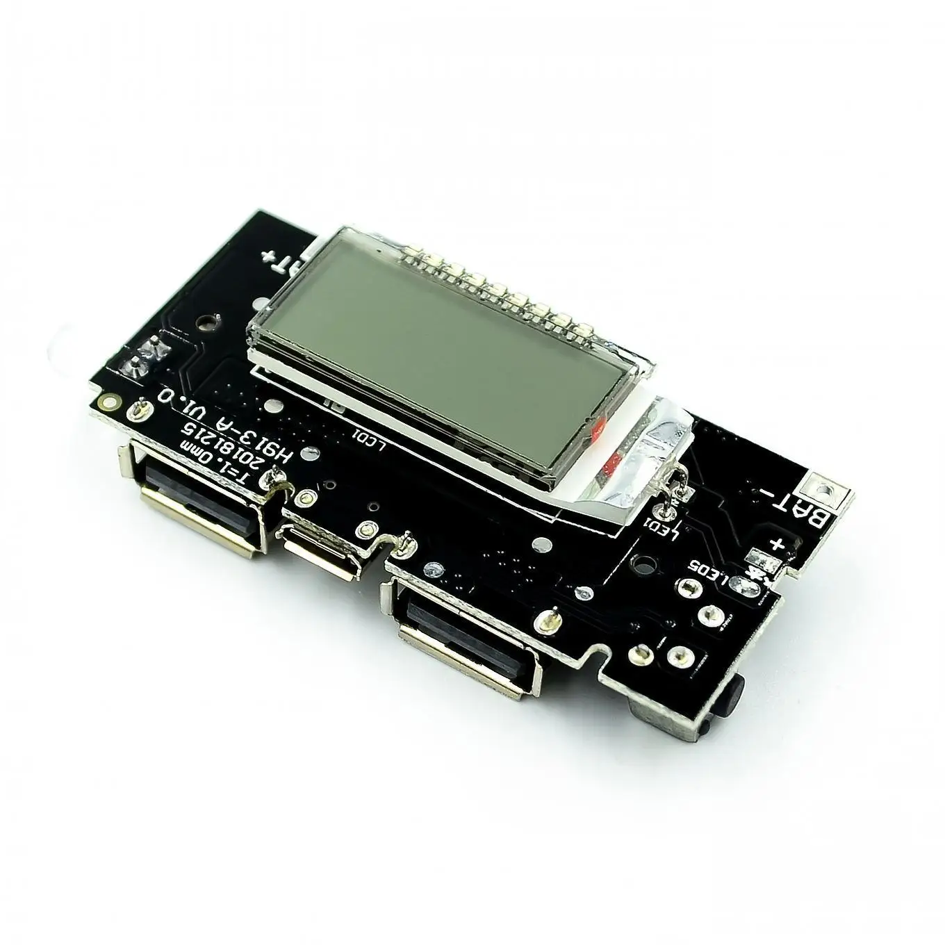 Mobile Power Module Charger Voltage Boost DIY 18650 Lithium Battery Digital Display Dual USB Output Charging Board