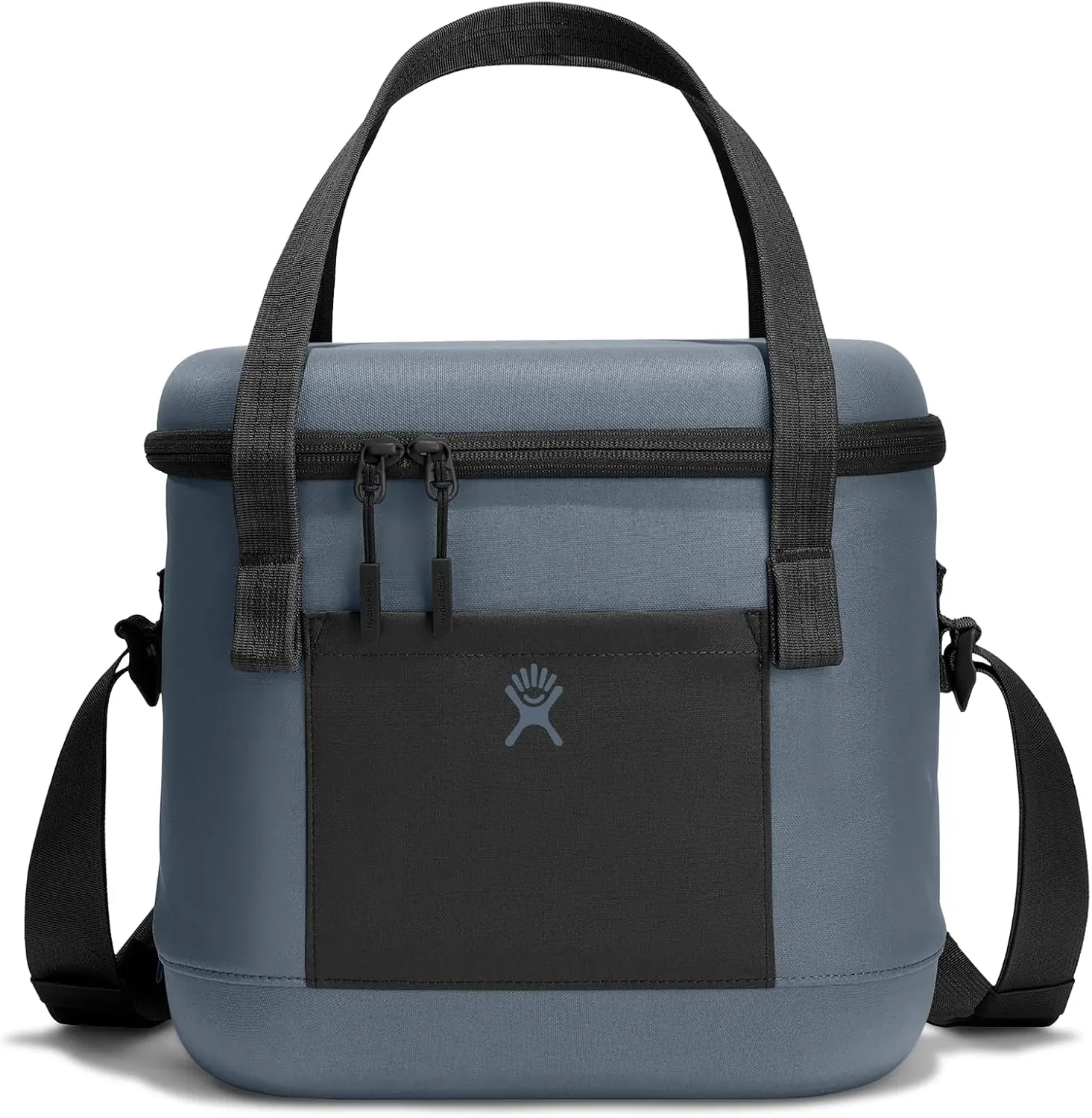 

Insulated Portable Soft Cooler Bag - 12L Capacity in Koala Gray and Black, Keeps Items Cold for 24 Hours