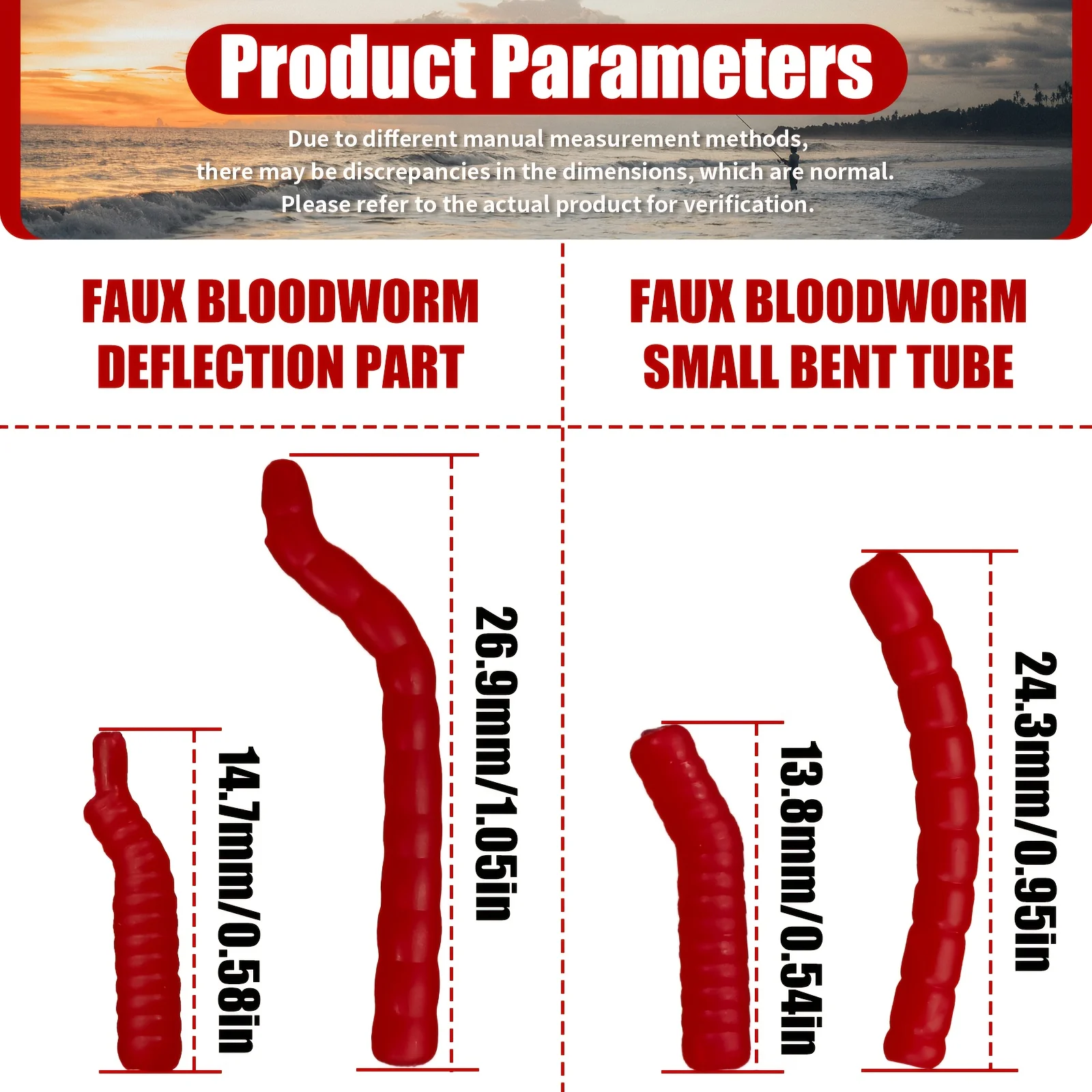Cebo Artificial Bloodworm Rojo – Señuelo Blando para Carpa